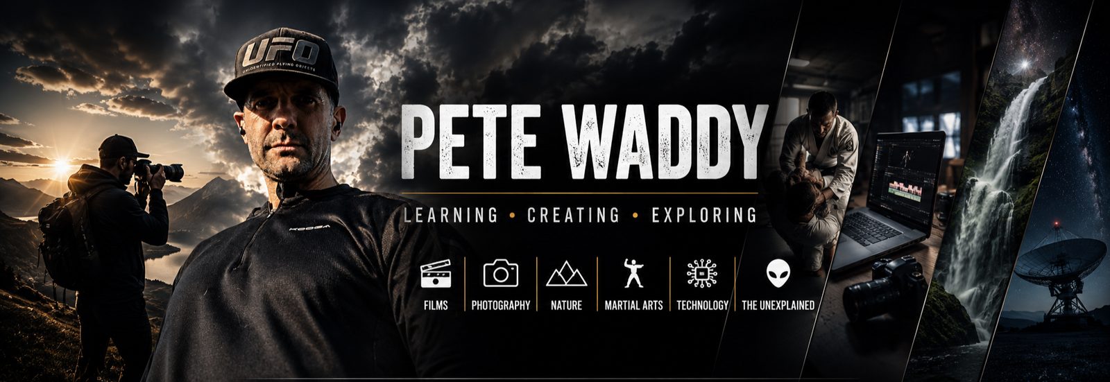 Pete Waddy: learning, creating, exploring. Films, photography, nature, martial arts, technology and the unexplained.